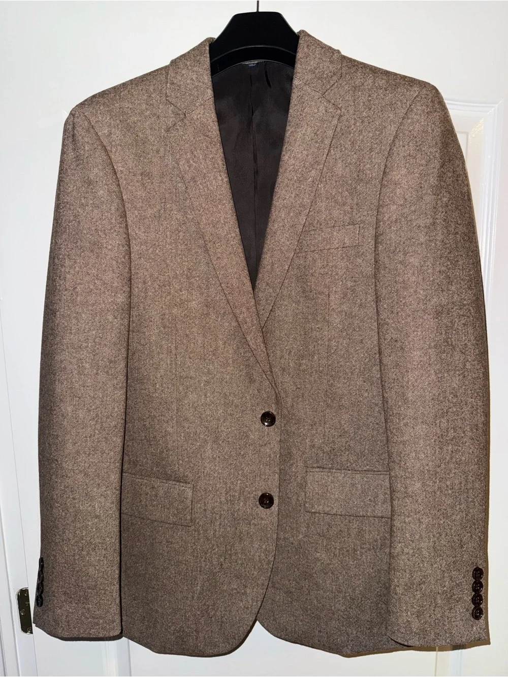 J. Crew Brown Wool Blend Men's Blazer Coat - 38R